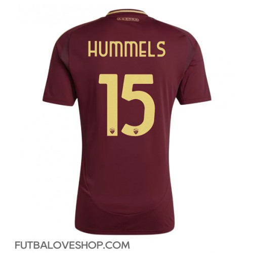 Dres AS Roma Mats Hummels #15 Domáci 2024-25 Krátky Rukáv